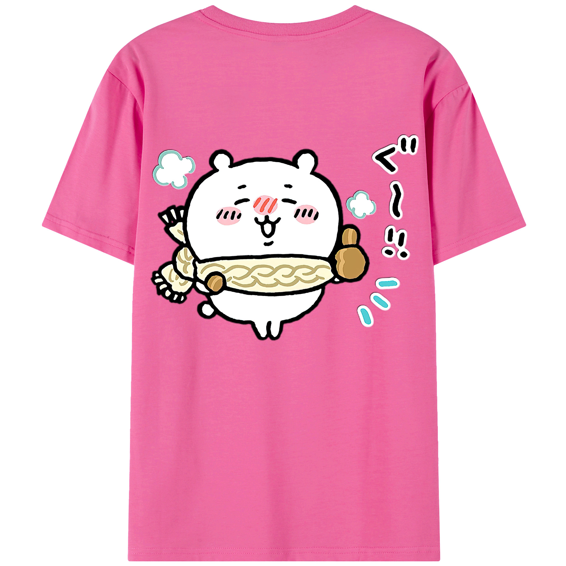 （画像用） ちいかわ ちいかわ Chii-kawa chiikawa レディース半袖Tシャツ(バックプリント)